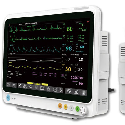 品質  ICU 12.1 Inch Touchable LCD CE Plug-in Patient Monitor Multiparameter Bedside ICU 工場
