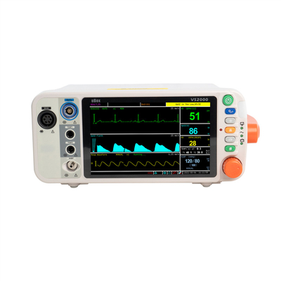 Pediatric CE &amp; ISO Approved Vital Signs Monitor Portable Multi Parameter 7&quot; Thumb Patient Monitor